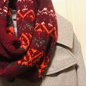 American Eagle Outfitters fair isle infinity scarf